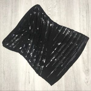 Bebe Black Tube Top